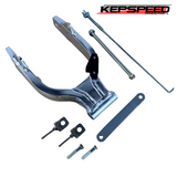 Kepspeed Complete achterbrug set Dax standaard lengte zilver (+ 0cm)