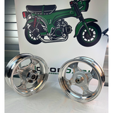 Dax tubeless velgen wide set met naaf 12 Inch type 3.50 x 4.00