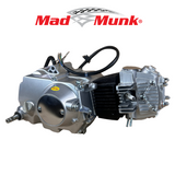 Madmunk 110cc motorblok zilver / grijs - Manueel - 4 Versnellingen kickstart. Dax,.. (108cc)