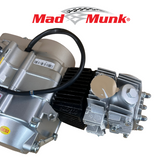 Madmunk 110cc motorblok zilver / grijs - Manueel - 4 Versnellingen kickstart. Dax,.. (108cc)