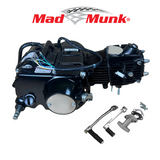 Madmunk 72cc Motorblok zwart- Manueel - 4 Versnellingen kick start. Dax,. 70cc