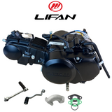 Lifan 50cc Motorblok zwart - Manueel - 4 Versnellingen kick start. Dax,. (49cc)