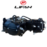 Lifan 50cc Motorblok zwart - Manueel - 4 Versnellingen kick start. Dax,. (49cc)