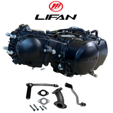 Lifan 50cc Motorblok zwart - Manueel - 4 Versnellingen kick start. Dax,. (49cc)