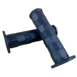 Rubberen handvaten zwart voor 22mm diameter sturen - L & R