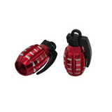 Granaat ventieldopjes – Universeel – 2 stuks verschillende kleuren