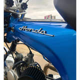 Stickers Honda embleem logo S800 Chrome (repro) set van 2 stuks