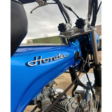 Stickers Honda embleem logo S800 Chrome (repro) set van 2 stuks