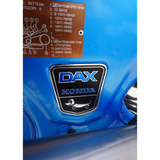 Funny-dog Dax honda kader stickers  zwart- zilver - blauw 2 stuks