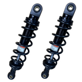 Achterveren / schokdempers 285mm OKD type  set met 6 zwarte spoelen