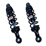 Achterveren / schokdempers 285mm OKD type  set met 6 zwarte spoelen