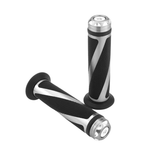 Twister handvaten zilver voor 22,2mm sturen CNC Dax en Monkey