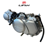Lifan 50cc Motorblok zilver - Manueel - 4 Versnellingen kick start. Dax,. (49cc)