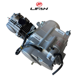 Lifan 50cc Motorblok zilver - Manueel - 4 Versnellingen kick start. Dax,. (49cc)