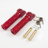 CNC voetsteuntjes - 21 mm rood voor Dax en Monkey modellen