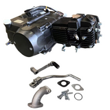 Songhen 125cc engine block manual kick and electric starter. 4 speed