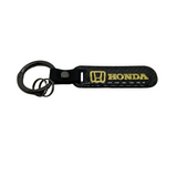 Honda key ring carbon with gold letters