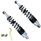 Rear springs / shock absorbers 330mm on suitable for Dax Black