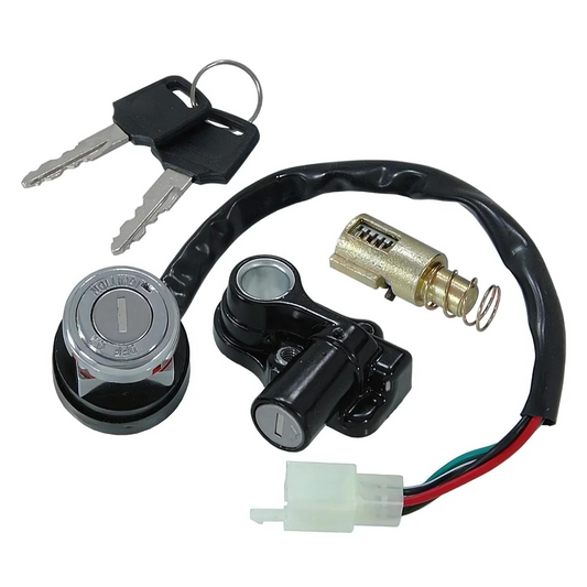 Complete contact lock - Steering lock and saddle lock set for Dax 12 Volt