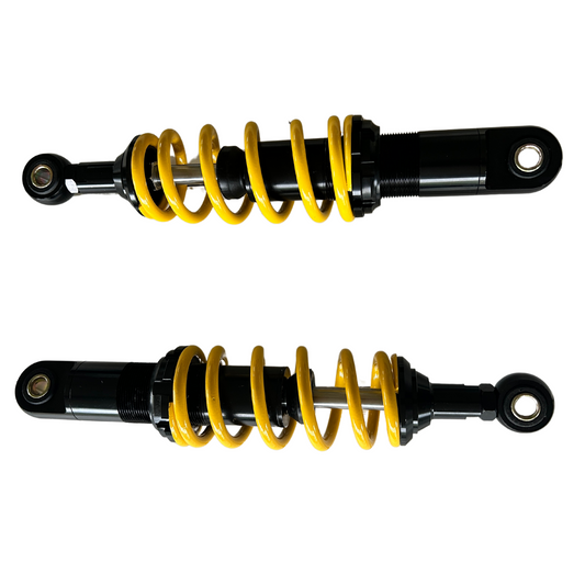 Rear springs / shock absorbers 285mm OKD set with 6 yellow coils