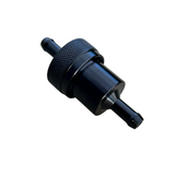 Petrol filter black -colored aluminum for 6mm cables