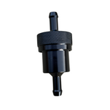 Petrol filter black -colored aluminum for 6mm cables