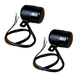 Pinkers / Knipperlichten Dax smoked glas en 12V lamp (2 stuks)