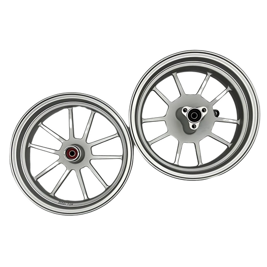 Velgenset zilver tubeless 12 inch 2.75 – 3.50 Geschikt voor Dax