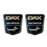 Funny-dog Dax honda kader stickers  zwart- goud 2 stuks