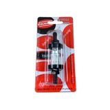 Benzinefilter zwart en doorzichtig CNC voor 5 & 6mm benzinedarm