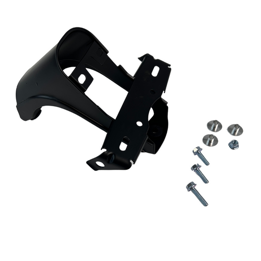 Steun / achterlicht beugel voor dax mat zwart - van metaal inclusief boutjes