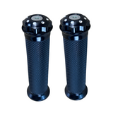 Handvaten zwart voor 22,2mm sturen Dax, Monkey, PBR, Pitbike..