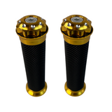 Handvaten goud voor 22,2mm sturen Dax, Monkey, PBR, Pitbike..