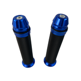 Handvaten blauw voor 22,2mm sturen Dax, Monkey, PBR, Pitbike..