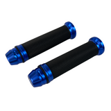 Handvaten blauw voor 22,2mm sturen Dax, Monkey, PBR, Pitbike..