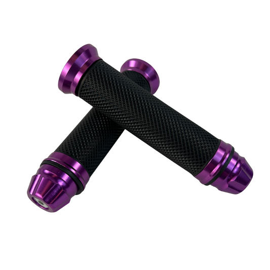 Handvaten paars voor 22,2mm sturen Dax, Monkey, PBR, Pitbike..