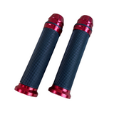 Handvaten rood voor 22,2mm sturen Dax, Monkey, PBR, Pitbike..