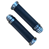 Handvaten titanium kleur voor 22,2mm sturen Dax, Monkey, PBR, Pitbike..