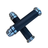 Handvaten titanium kleur voor 22,2mm sturen Dax, Monkey, PBR, Pitbike..