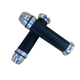 Handvaten zilver voor 22,2mm sturen Dax, Monkey, PBR, Pitbike..