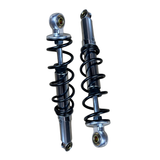 Achterveren chroom/zwart 330mm regelbaar voor Dax