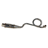 Onderliggende Snake uitlaat voor Dax - met verwijderbare DB-killer