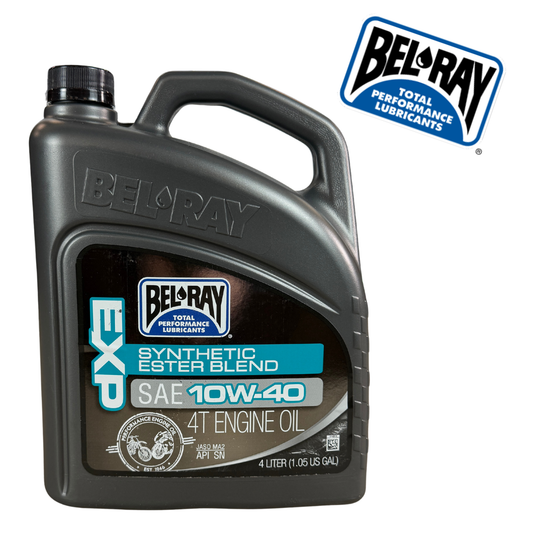 Bel-Ray EXP Synthetic 10W-40 – 4-takt Motorolie - 4 liter!