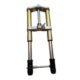 Dax complete USD voorvork 45mm goud inclusief toebehoren - lengte 650mm