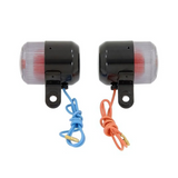 Pinkers / Knipperlichten Dax smoked glas en 12V lamp (2 stuks)