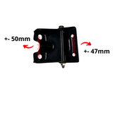 Compleet Zadelscharnier / zadel houder voor Dax zwart