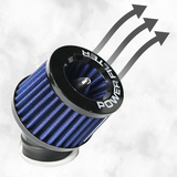 Power Filter Angled luchtfilter geschikt voor Dax, Monkey, Pitbike en andere