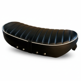 Laag zadel voor Dax 2,5 en 3,5 liter Dax - Japanse stijl zwart met witte rand