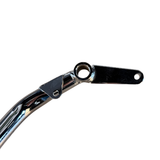 Dax achterrem pedaal chrome/zilver Honda, Skyteam, Zhenhua, Jincheng...