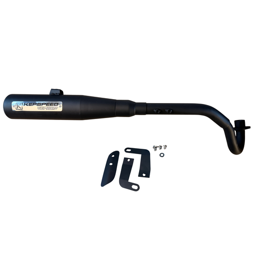 Kepspeed Warrior bovenliggende uitlaat voor Dax en replica's